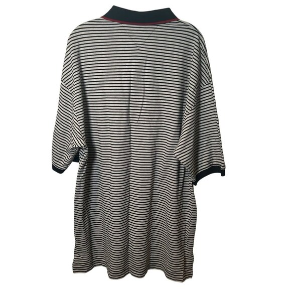 Tommy Hilfiger Men's 2XL Vintage Golf Shirt Polo Striped NWT Deadstock 90's Y2K - Picture 2 of 7
